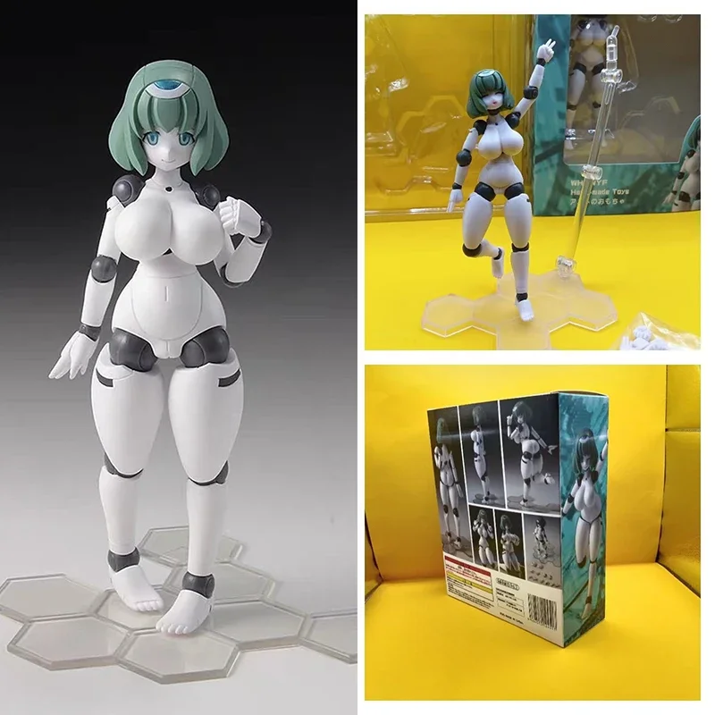 

13cm Polynian Action Figure Fll Janna Girl Figure Anime Robot Neoanthropinae Polynian Pvc Figurine Collectible Model Toy Gift