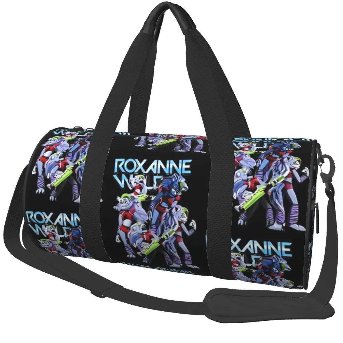 

Roxanne Wolf, спортивная сумка с героями мультфильмов, дорожные тренировочные спортивные сумки, мужские и женские сумки на заказ, большая милая сумка для фитнеса, сумки-оксфорды