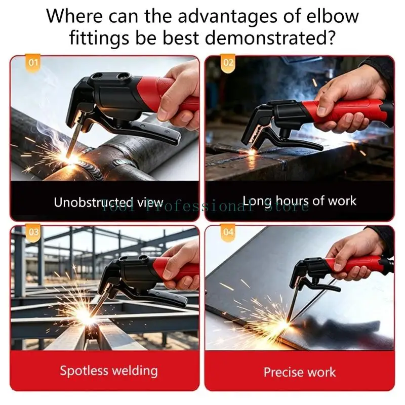 57QF Ergonomic Insulated Handle Welding Clamp 600A Electrode Holder Clamping Cable Electrode Holder Welding Plier