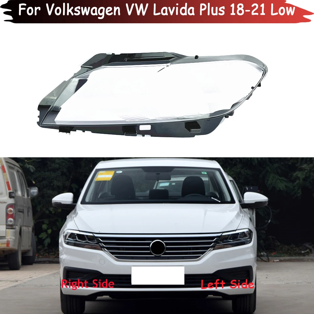 For Volkswagen VW Lavida Plus 2018-2021 Headlight Cover Shade Headlamp Shell Transparent Lampshade Lens Auto Replacement Parts