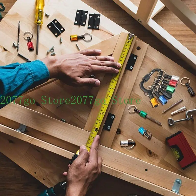 Y1UD 1/4 Inch Shank Keychain Extension Bar Screwdriver Bits Holder Socket Adapter