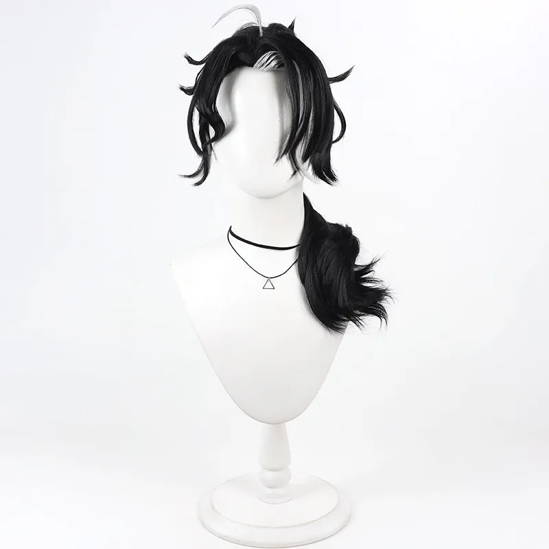 Virtual YouTube Vtuber Yuko Tora Wig Halloween Carnival Party Props Synthetic Hair Heat Resistant Fiber + Wig Cap