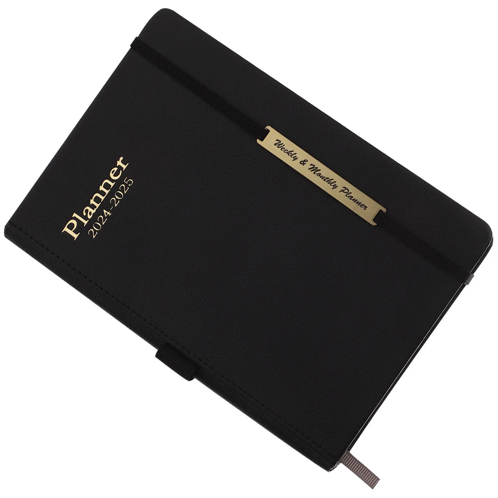 PU Cover Conference Notebook Portable Business Notebook Multi-Function Journal Daily Planner 2024 Meeting Notepad