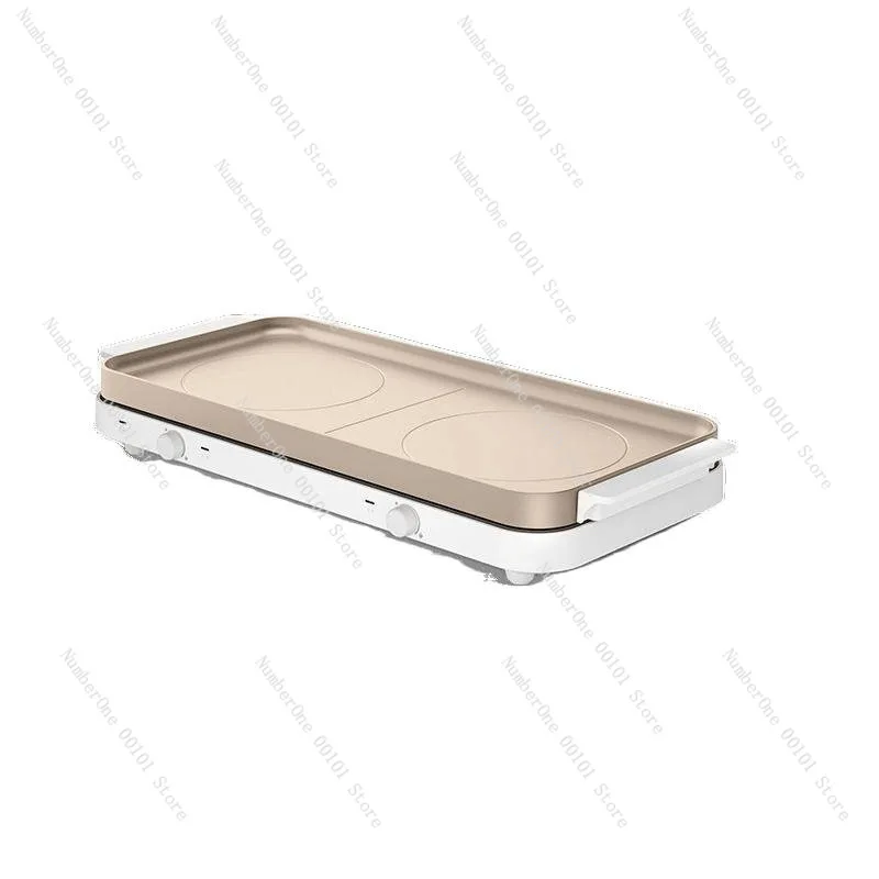 Multifunctional household baking pan cooking pot, integrated electric oven, smokeless electric baking pan