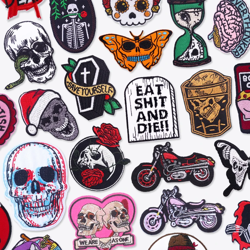 5 Pcs/Set Punk Skul… - image