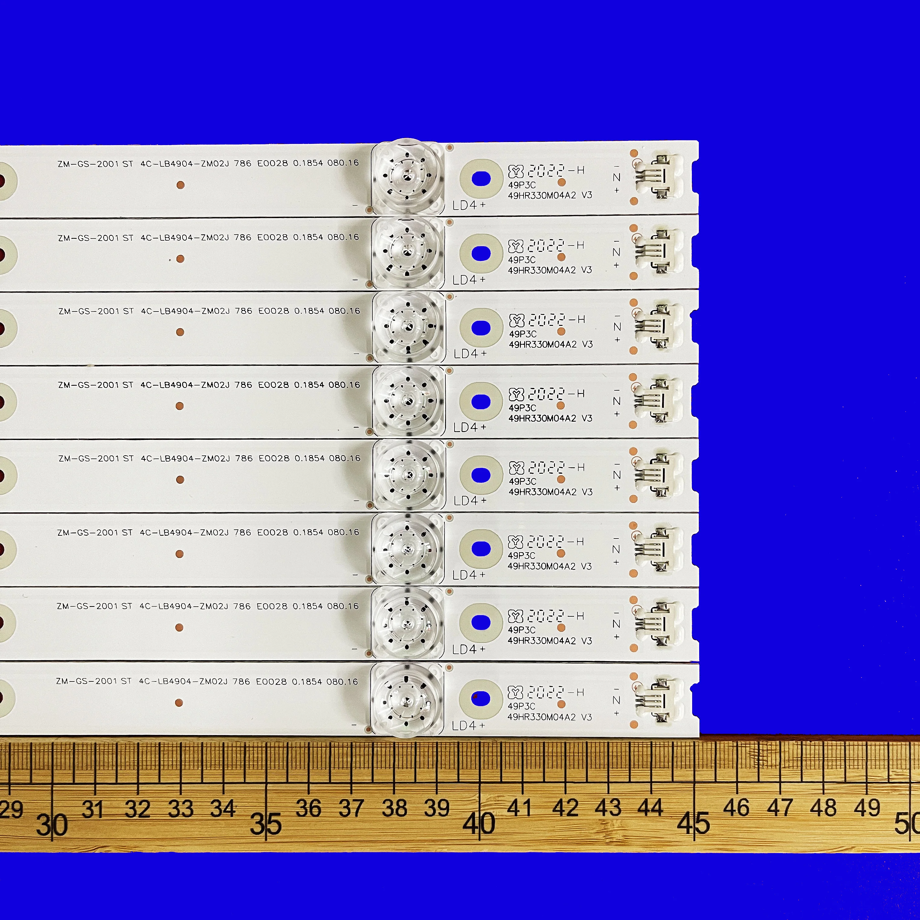 LEDバックライトストリップ,49p3,l49p3cfs,d49a620u,B49A81S-UD, L49P1-UD, L49P2-UD,4c-lb4904-hr07j,49hr330m04a2,v3,HR-17624-05008