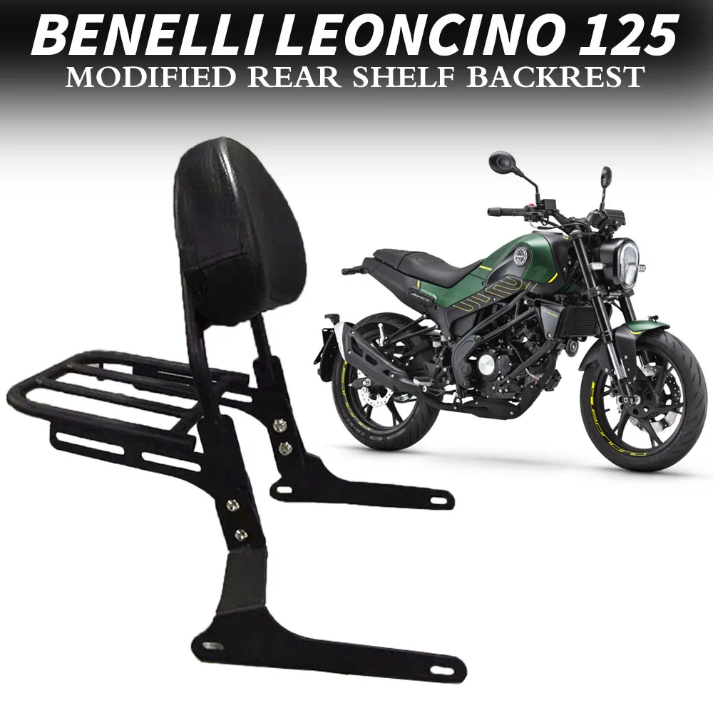 

New For Benelli Leoncino 125 Motorcycle Modified Backrest Rack Tail Rack Luggage Rack