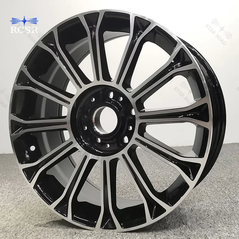 

RCSR Customizable 19*8.5J Bright Black Forged Aluminum Race Car Wheels Lightweight Forging Wheels Rims Aluminum