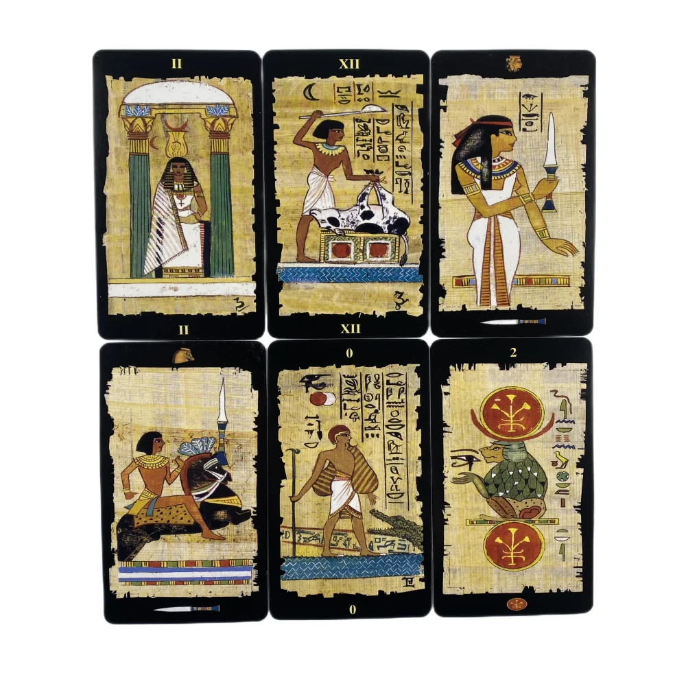 Egyptian Tarot Cards A 78 Deck Oracle English Visions Divination Edition Borad Playing Games