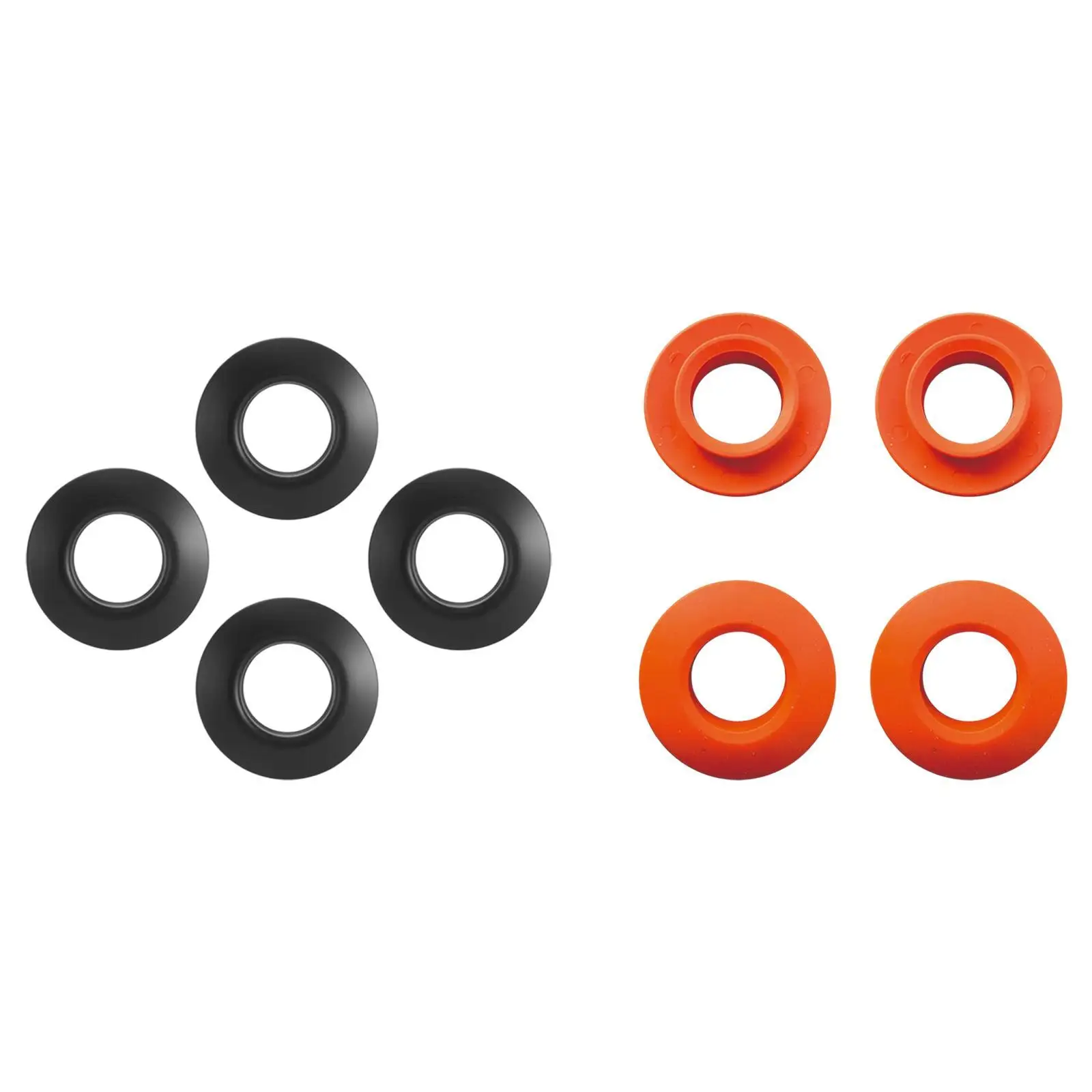 4x Kayak Paddle Drip Rings Paddle Protection Easy Installation Practical PVC Kayak Oar Drip Rings Splash Guards for Boating