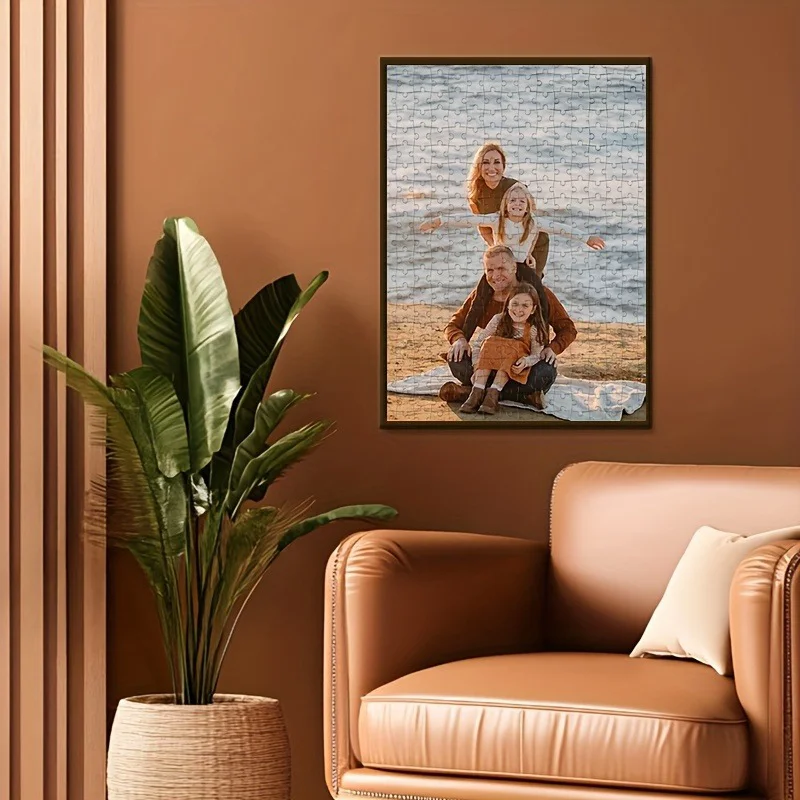 Customized Jigsaw Puzzle 1000Pcs Adult Paper Puzzle Game - You Can Customize Your Private Photos - Couple Photos - Family Photos - Pet Photos - Wedding Photos - as a Birthday Gift - and the Best Gift for Holidays