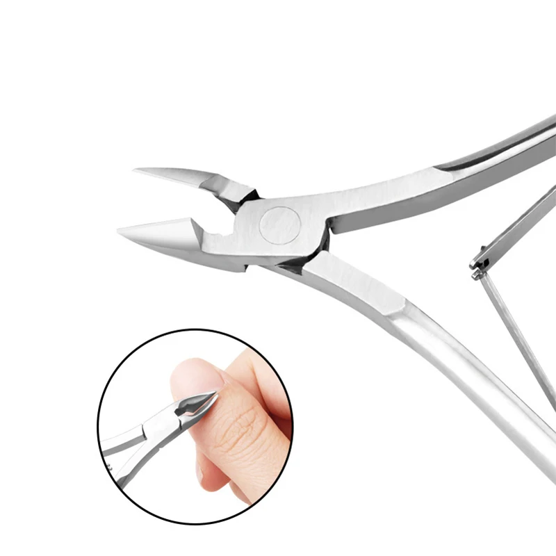 Nail Care Dead Skin Pliers Double Head Steel Push Repair Barbs Dead Skin Scissors Remove Nail Push Manicure Beauty Pliers Tools