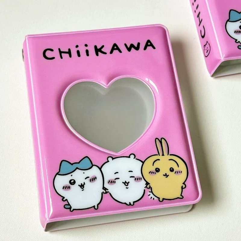 Chiikawaed Cute Single Grid Photocard Binder 3 Inch Photo Album Book Portable Polaroid Storage Book Lovely Star Card Organizer