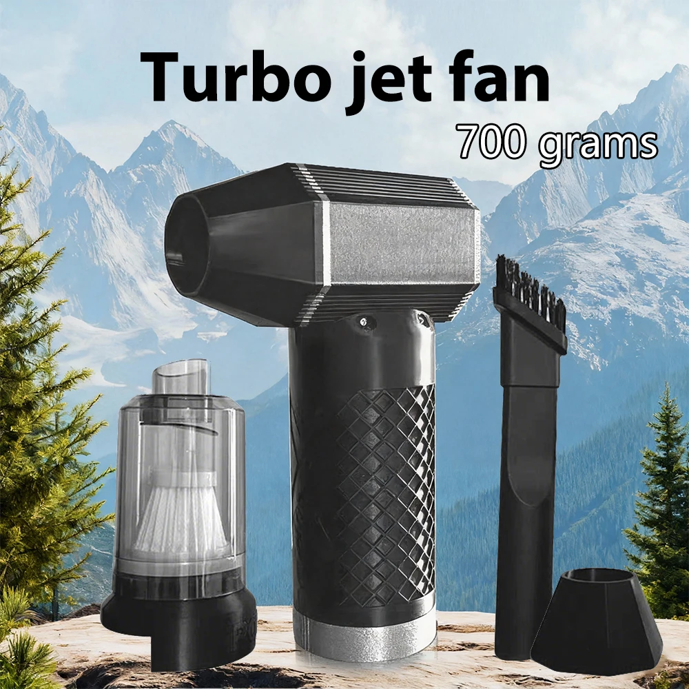 

700g Thrust Powerful air blower 40MM Mini Turbo Jet Fan Rechargeable 52m/s Turbo Violent Fan Powerful Blower for Cleaning