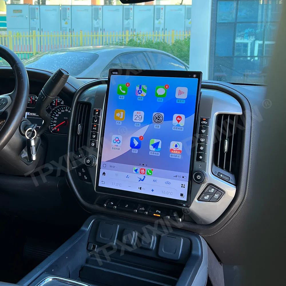 

Android 13 15.6" Car Radio For Chevrolet Silverado/GMC 2014-2019 Car Multimedia Video Player Stereo Auto GPS Navigation Carplay