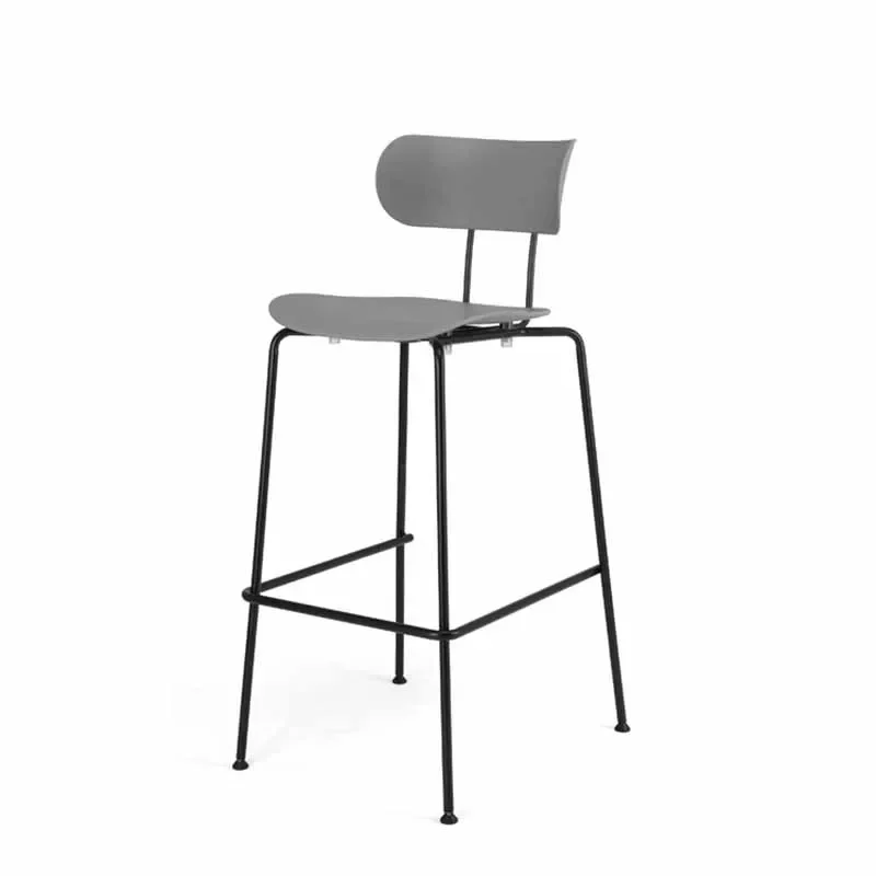 Office Nordic Minimalist High Living Room Bar Chair Barber Cafe Metal Salon Computer Chair Plastic Sillas Bar Furniture