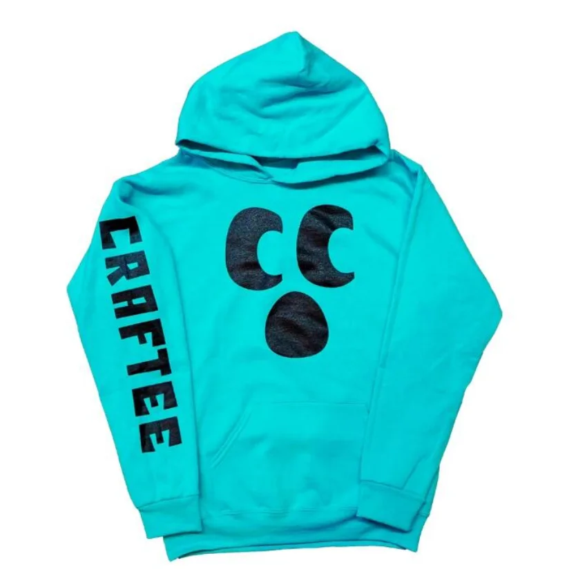 Craftee Face Tie Dye Hoodie Social Media Star Unisex Long Sleeve Women Men Hooded Sweatshirt Harajuku Streetwear Casual Tracksui