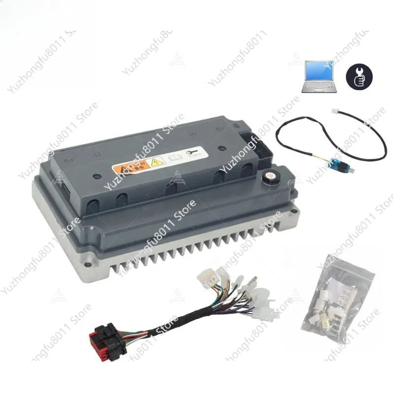 3000 واط منتصف محرك فرش موتور تيار مباشر مجموعات قطار الطاقة 72 فولت 100 كيلو فولت في الساعة سرعة 100 كيلو فولت EM150SP تحكم المركبات الكهربائية #4