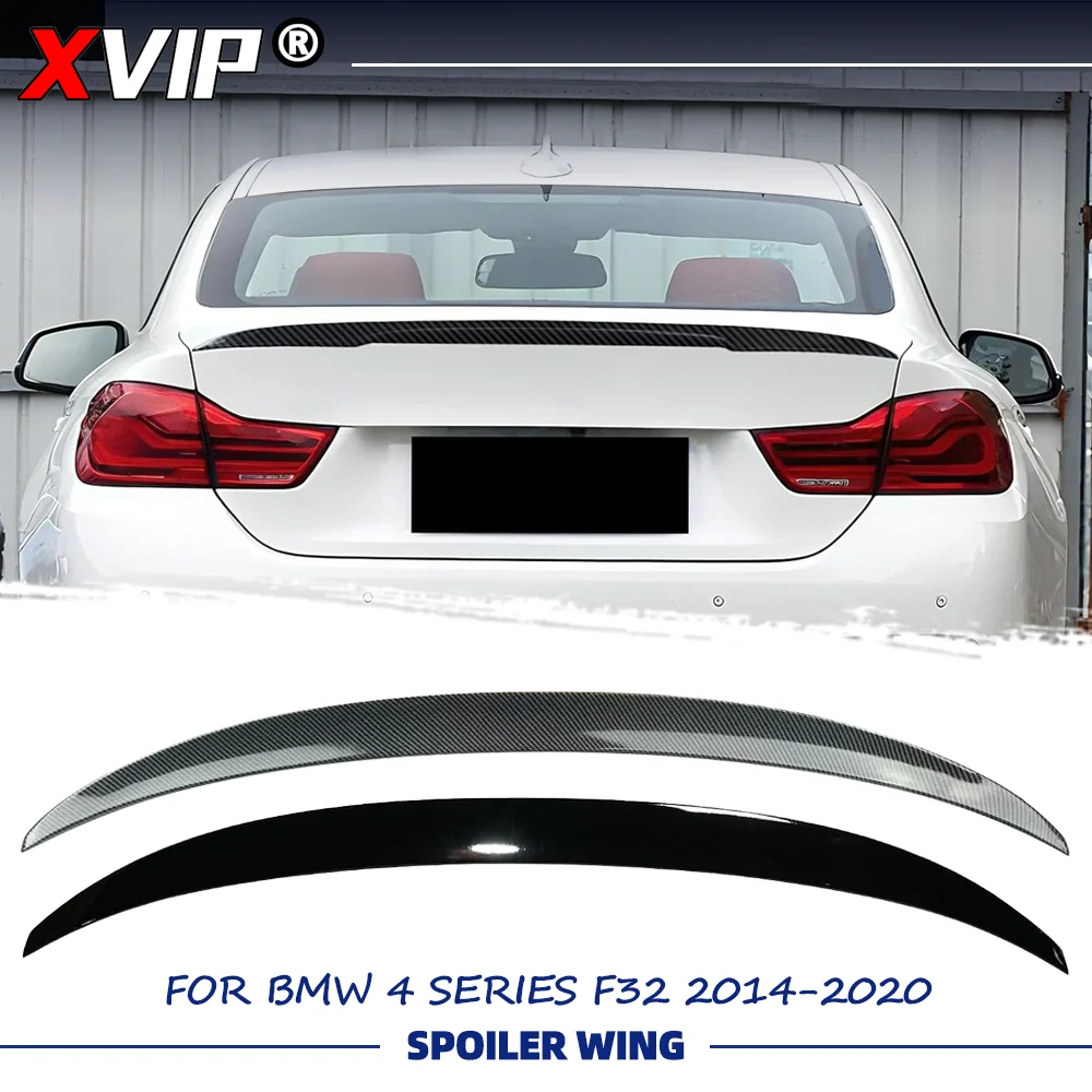 

XVIP Glossy Black Glossy Carbon Fiber Look MP Style Rear Spoiler Wing For BMW 4 Series F32 Coupe 2014-2020