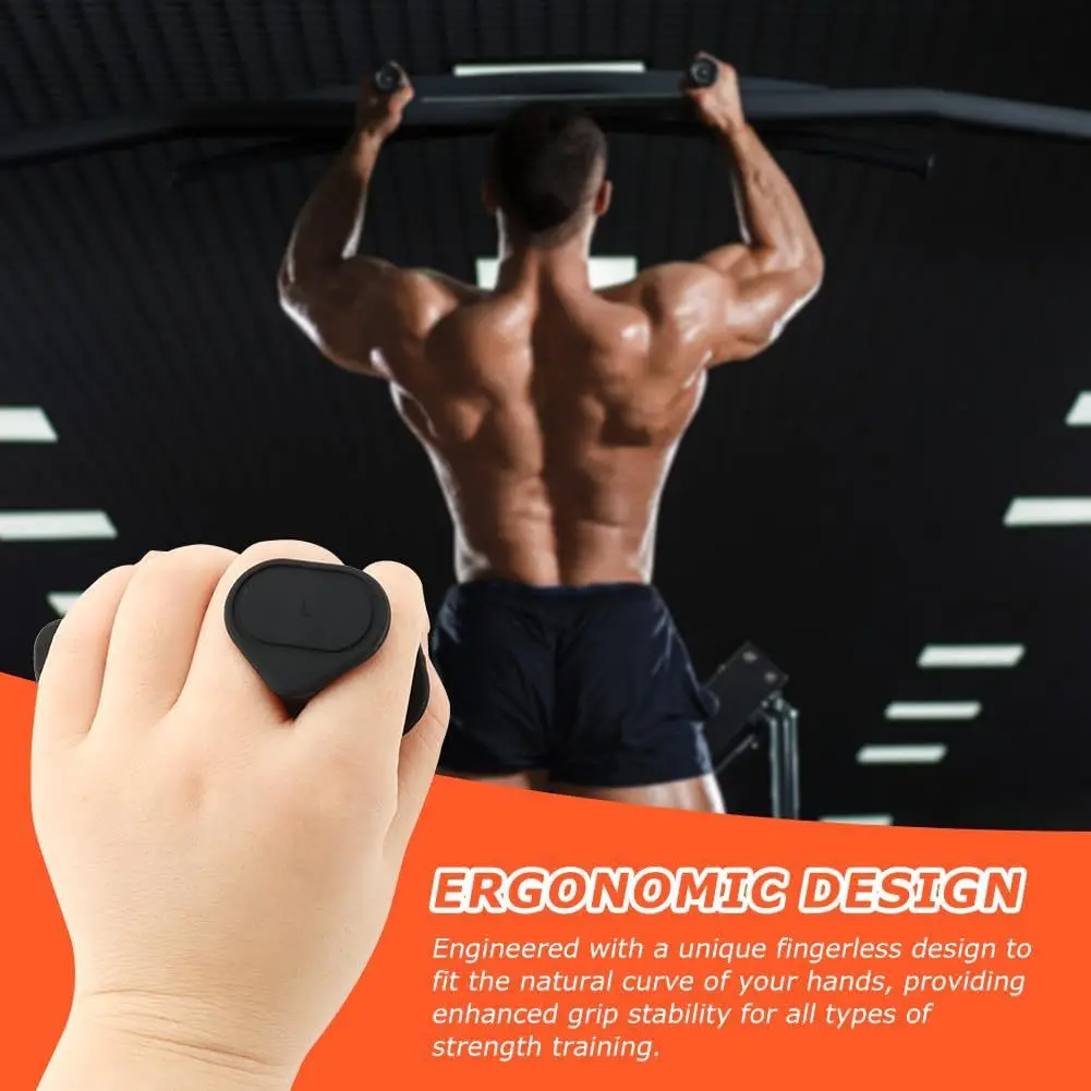 Non-slip Silicone Fitness Handle Pads Anti-blister Gym Weightlifting Training Hand Protector With a Box