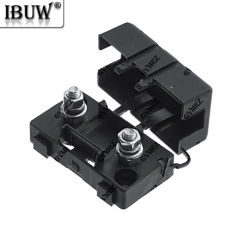 1PCS ANS-8 52x27.5mm Trumpet Fork Plug Type The Fuse Holder  Safety Plate Base Car Carrier Fuse Box Bolt Type