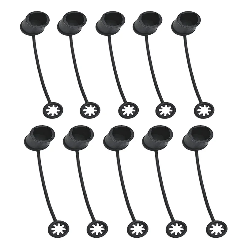 10pcs Rubber Dust Cover Ethercon Plug Connector Cap for Audio Lighting Video DJ