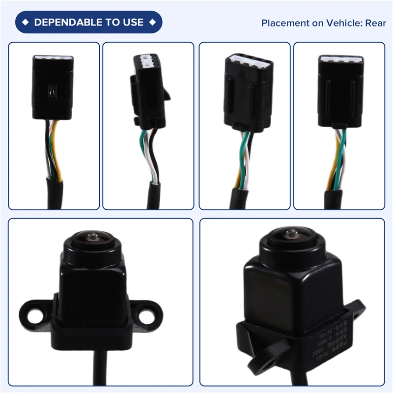 HD новая 01733851 камера заднего вида для Geely S1 - система помощи при парковке в сборе