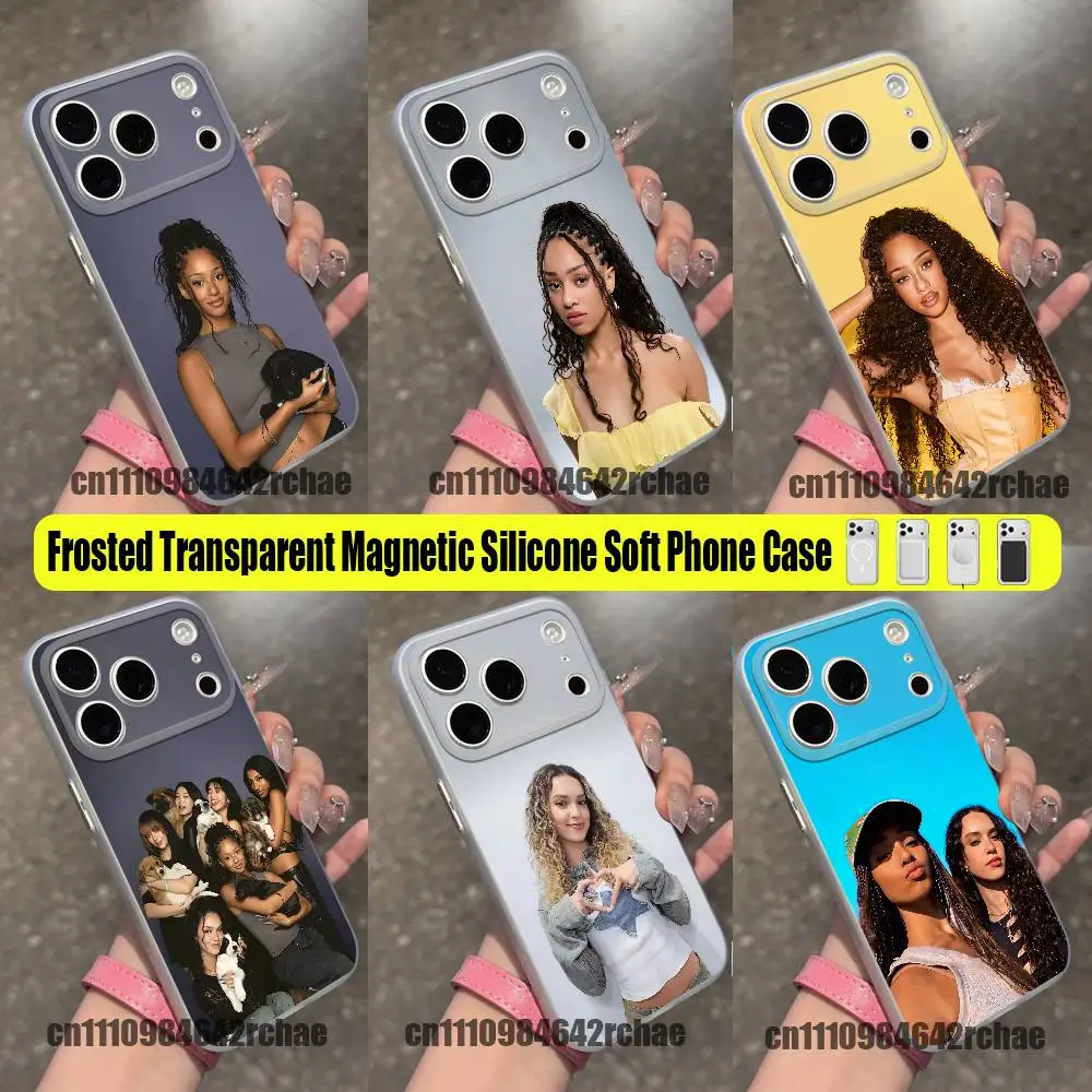 For Daniela KATSEYE Manon Phone Case For iPhone 14 16 12 15 13 17 11 E Pro Max Plus Air Mini For Magsafe Magnetic Clear