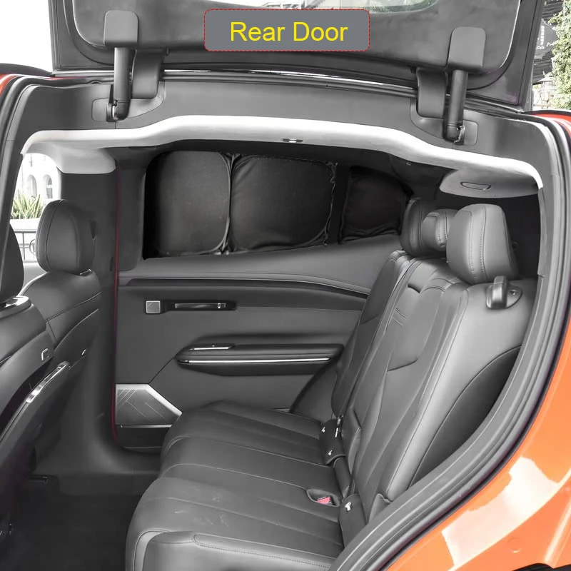 Car Black Windows Privacy Sunshade For GAC HYPER HT 2024-Present Auto Anti-UV Heat Insulation Protect Cover Interior Accessories