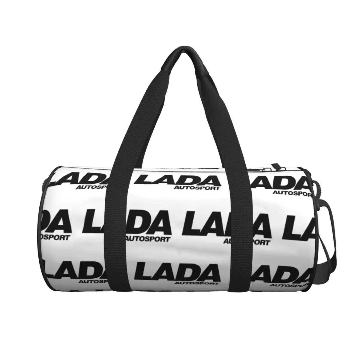 

Lada Autosport Logo (black) Large Duffle Gym Bag Waterproof Duffle Travel Bags Handbags Fitness bag