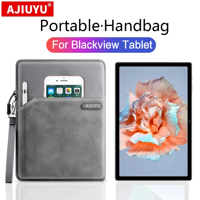 AJIUYU Case For Blackview Tab6 Tab 5 6 7 9 10 10Pro 11 SE 12 13 15 Oscal Pad Tablet Sleeve Bag Cover Shockproof Protective Pouch