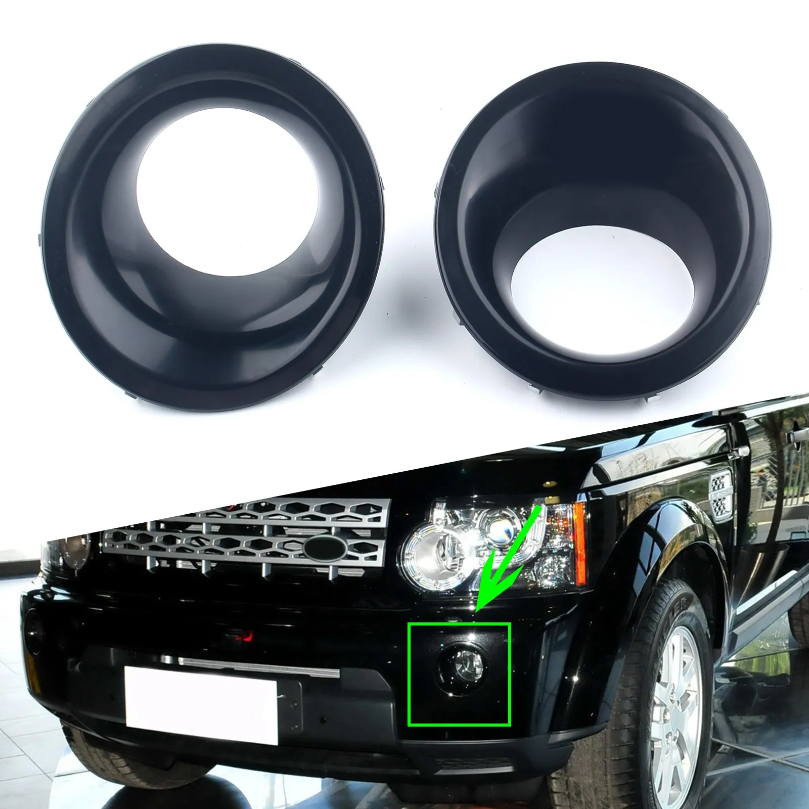 LR015461 LR015462 Auto Paraurti Anteriore Fendinebbia Lunetta di Copertura Per Land Rover LR4 2010-2011 2012 2013 2014