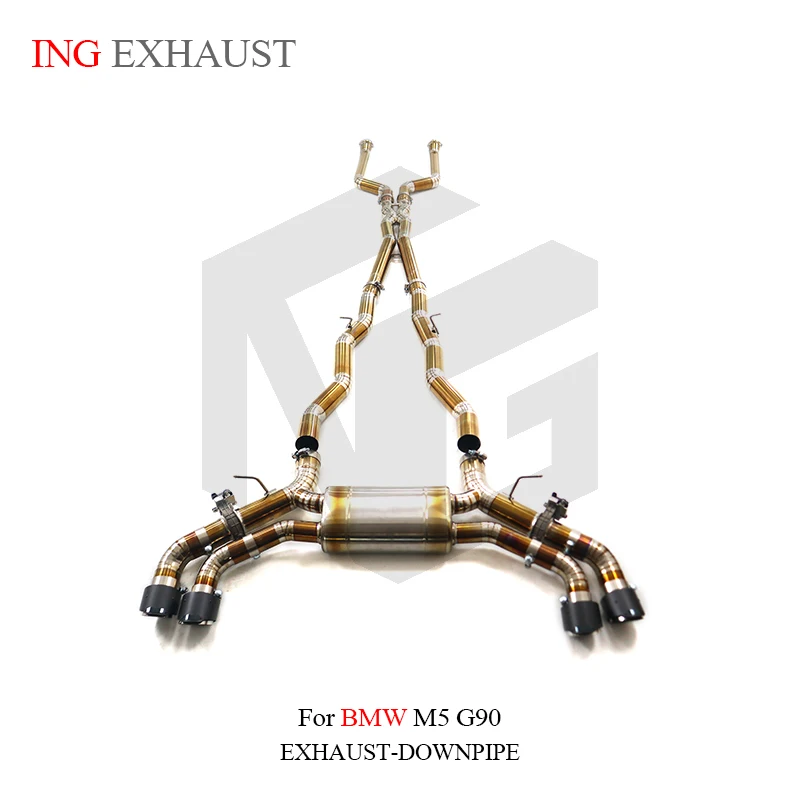 

Hot Sale Titanium gold Exhaust System for BMW M5 G90 4.4T CatBack electronic Valve Control Lightweight Performance Boost