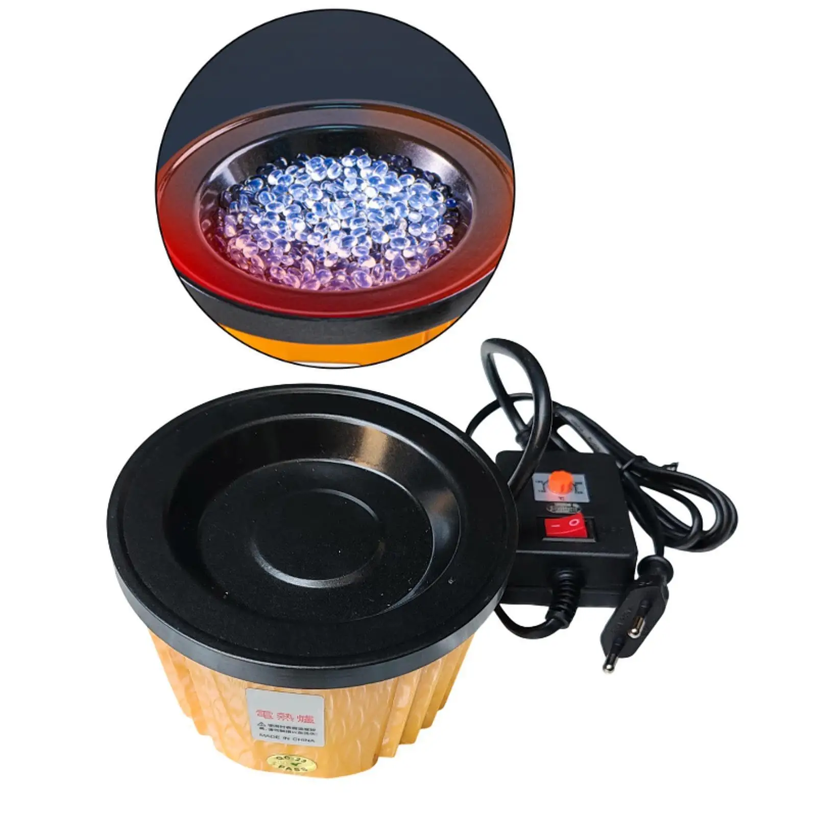 

Electric Hot Glue Melting Pot 100W Hot Glue Skillet for Crafting Glue Sticks