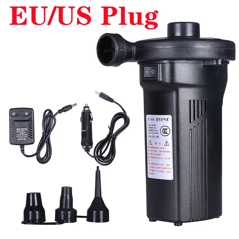 Rechargeable Electric Air Quick Pump Air Cushion Swimming Ring Inflatable Wireless Electric Charging Inflatable Bed Pool Pump