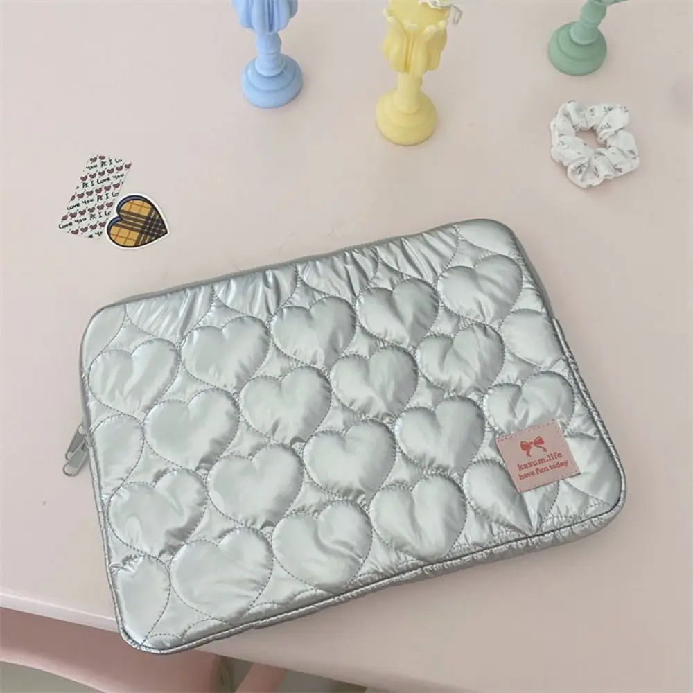

Durable INS Tablet Protective Case Shockproof Macaron Color Computer Storage Bag Cottoning Lightweight Tablet Sleeve Bag Girl