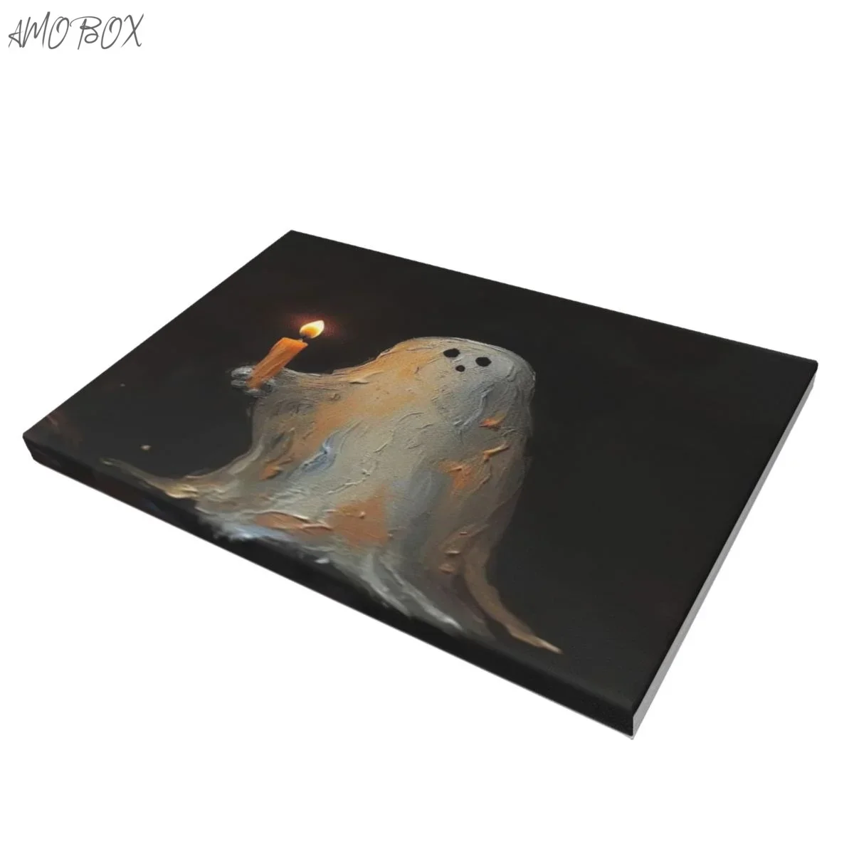 AMOBOX-Unframed Ghosts and Candles Decorative Paintings, Wall Art, Room Decoration, 12x18in, 625477205