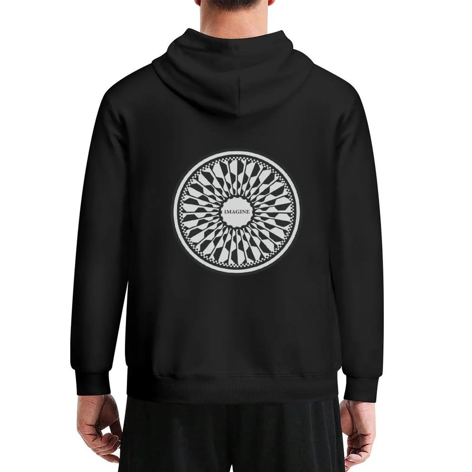 

Strawberry Fields - Memorial - Black background Hoodie men's autumn clothes male clothes mens clothing hoodie men