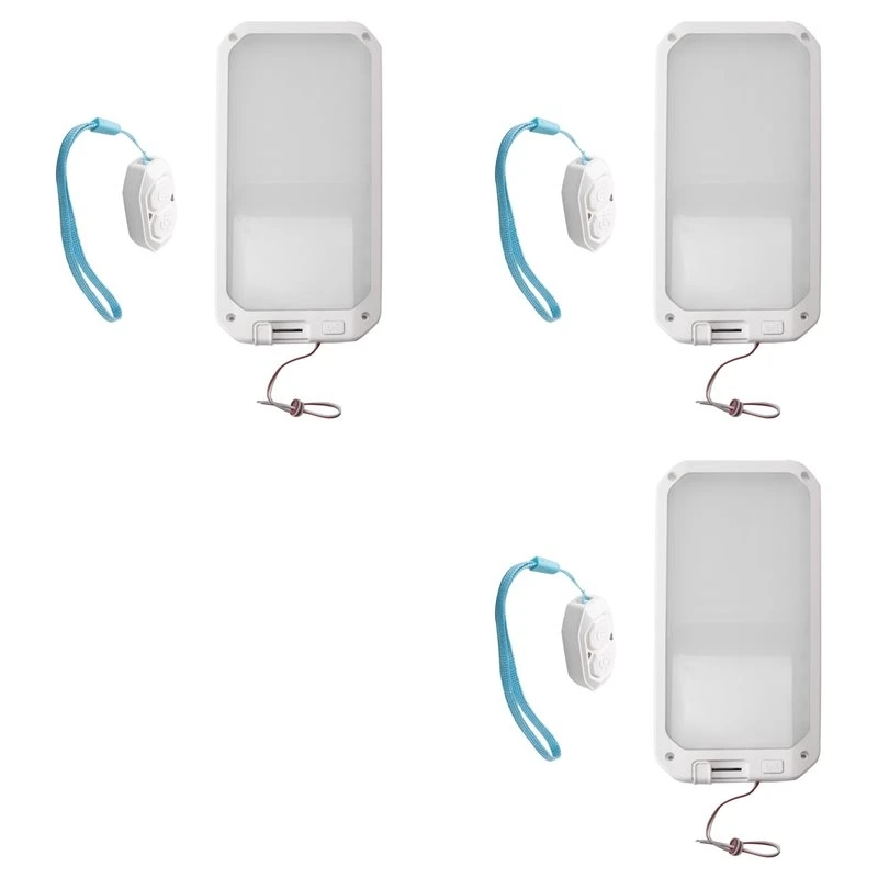 DT42-3X 12V-24V Dimmable Roof Dome Ceiling Spot Light Memory Function Slim Thin Interior Dome Lamp For RV Caravan Marine Boat