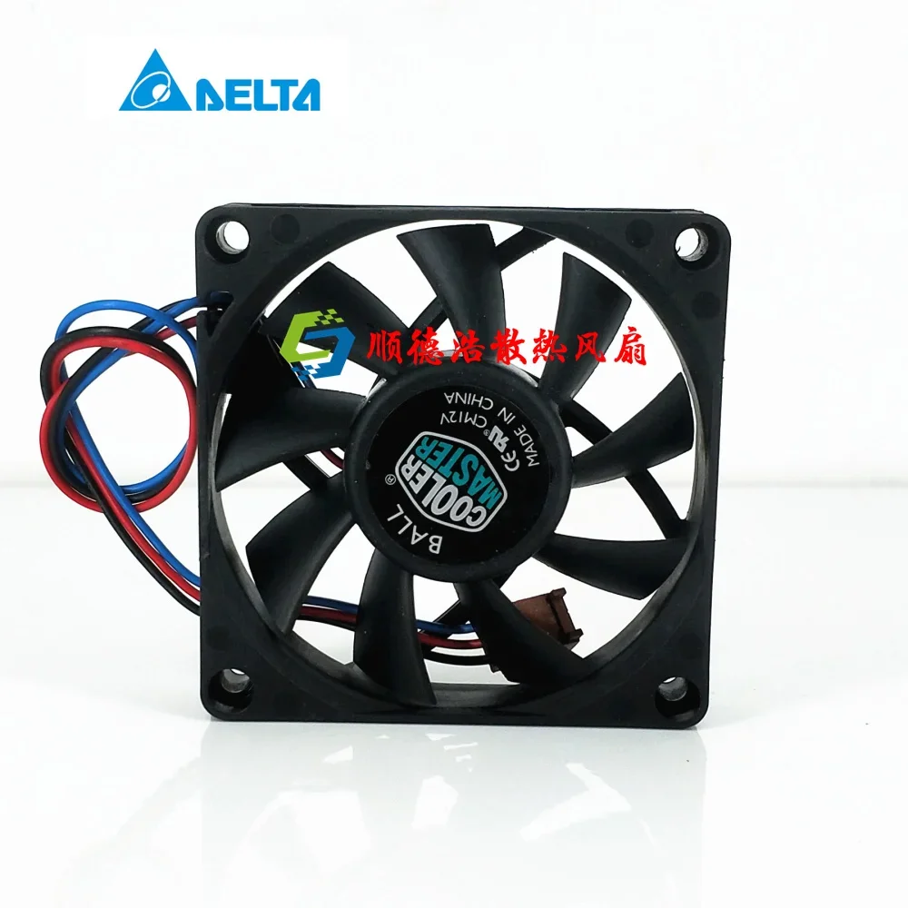 Delta Electronics AFB0712MB F00 DC 12V 0.24A 70x70x15mm 4-Wire Server Cooling Fan