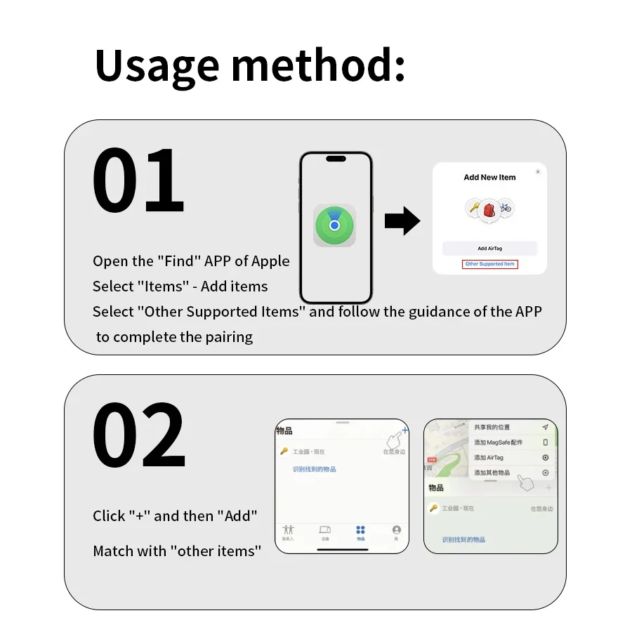 Il localizzatore GPS Bluetooth intelligente funziona con Apple Trova la mia APP Smart Tag Anti smarrimento Allarme Promemoria Localizzatore Chiave per auto Pet Kids Finder