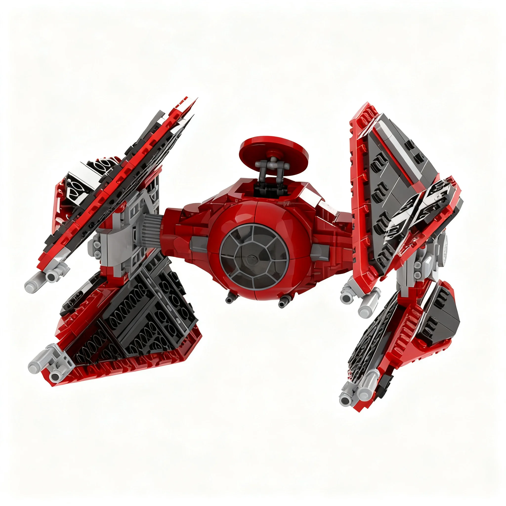 490pcs MOC Star Battle Royal Guard TIE Interceptor Mk2 Model Building Blocks Construction Toy Christmas Gift Brick DIY Kids