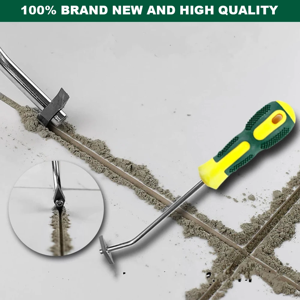 Professional Ceramic Tile Grout Remover Tungsten Steel Tiles Gap Cleaner Drill Bit for Floor Wall Seam Cement Cleaning Hand Tool