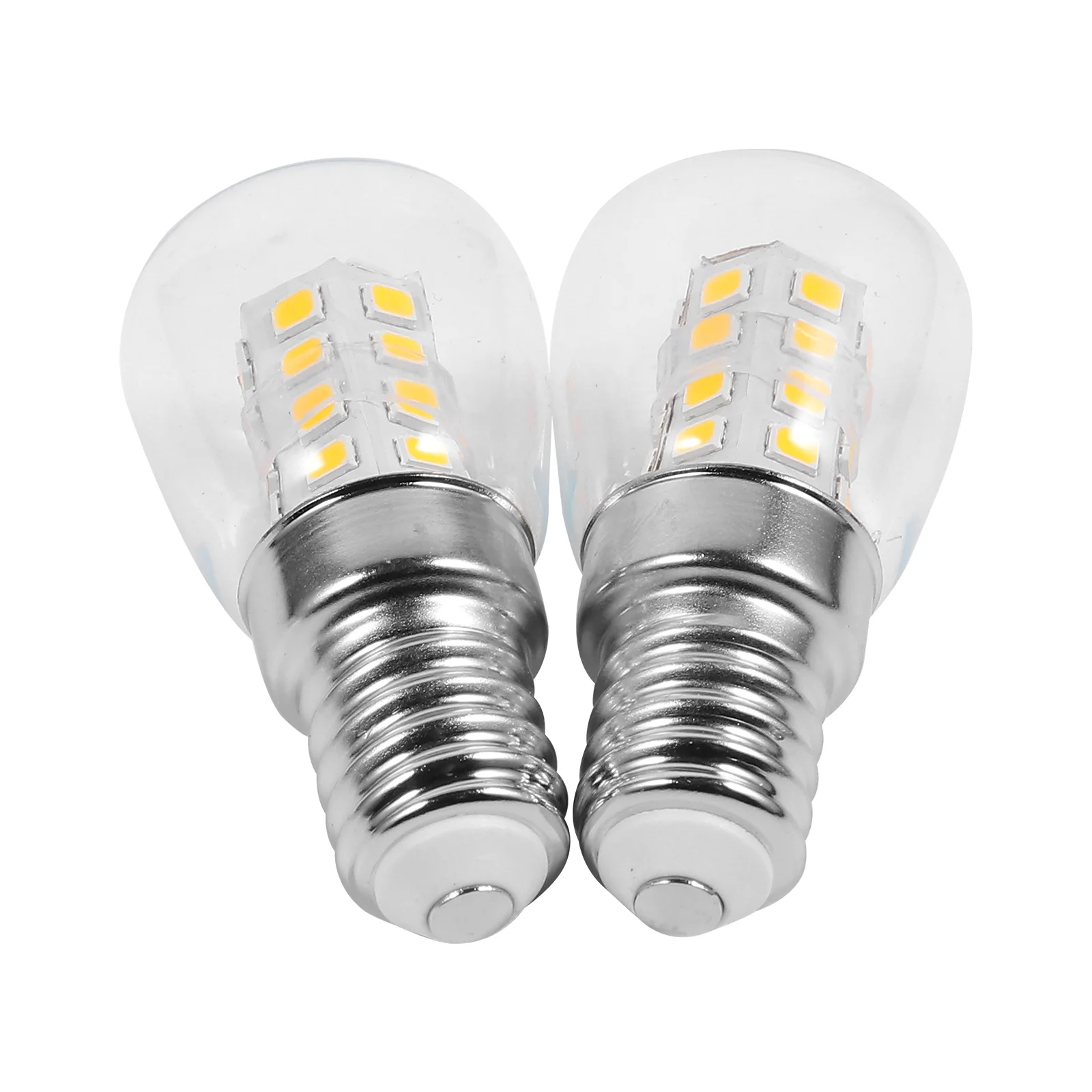 

2 PCS E14 Microwave Bulb Refrigerator Light Ceiling Fan Bulbs Sewing Machine for Fridge