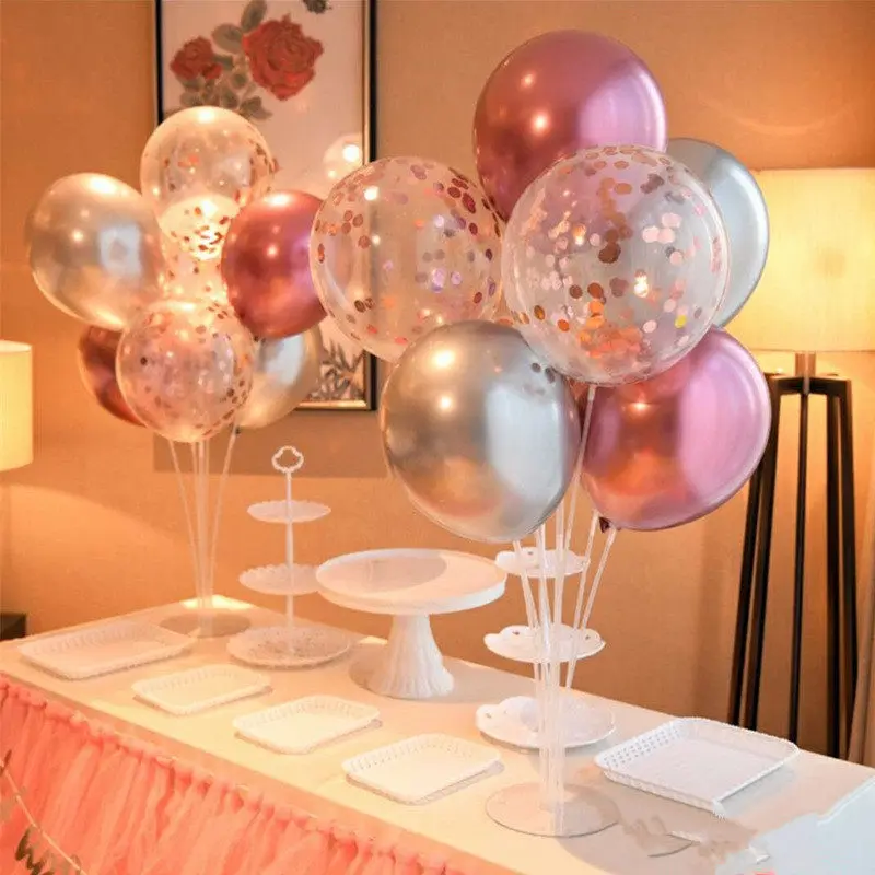 

Table Floating Balloon Set Base Stitching Bracket Birthday Balloons for Birthday Party Home Decoration Wedding Room Arrangement