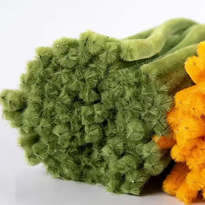 Tiges de chenille colorées cryptées pour enfants, jouets Twisters en peluche, fournitures de bricolage, fleur faite à la main, 30cm, 100 pièces