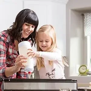 1000ML Silikon-Pfannkuchenteigspender mit Druckauslöser, Waffel- und Crêpe-Maker, Mixer, Cupcake- und Gebäck-Backzubehör – Detail 7