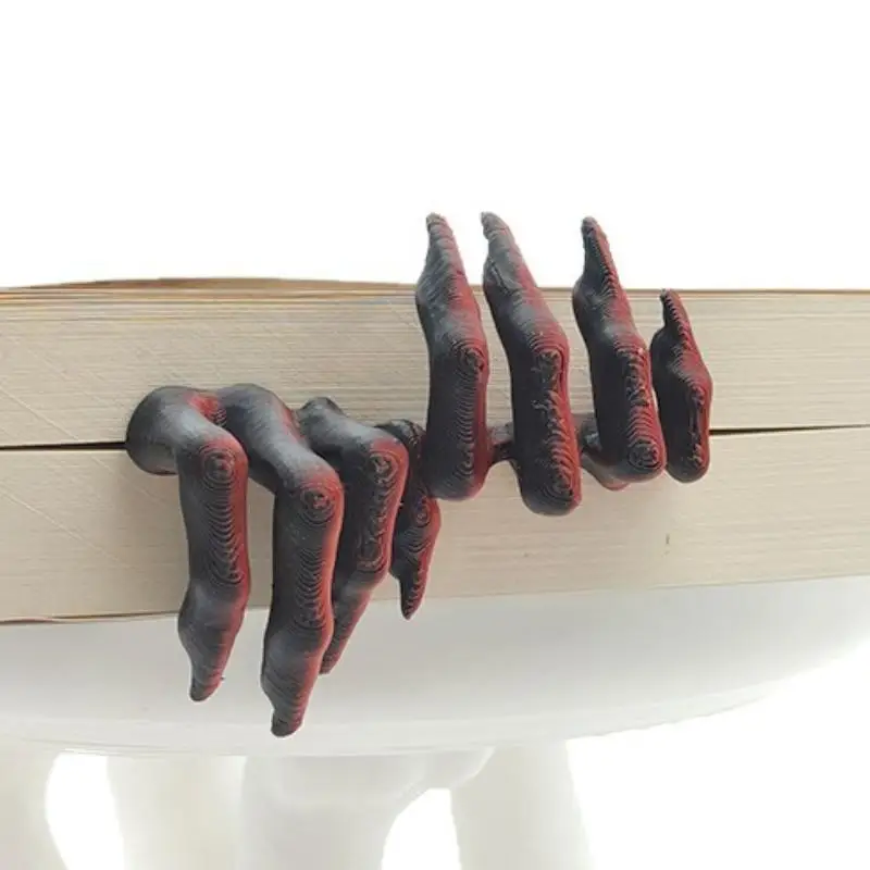 3D Printing Devil Claw Stereo Bookmark Punk Style For Books Notebooks Planners Graduation Cosplay Gift