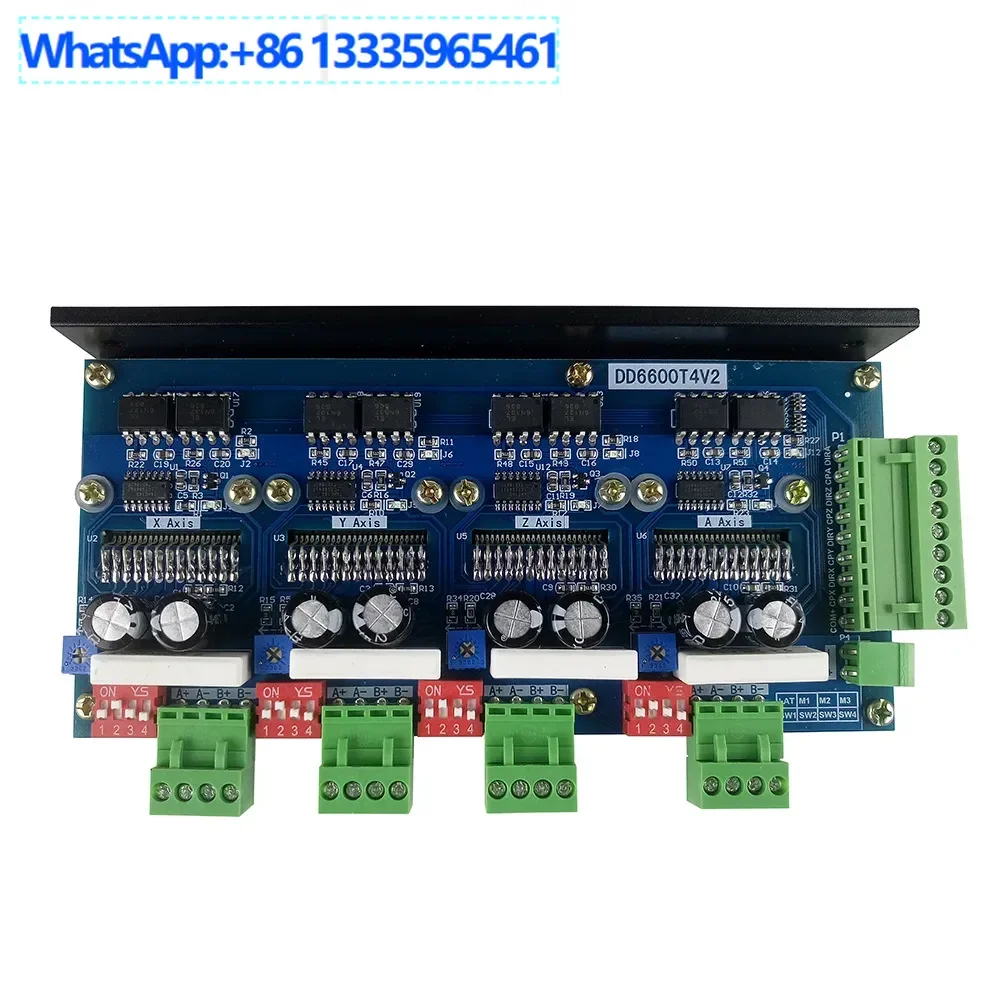 

4-Axis stepper motor 2-phase stepper motor driver 4A 16 subdivision TB6600 DD6600T4V2