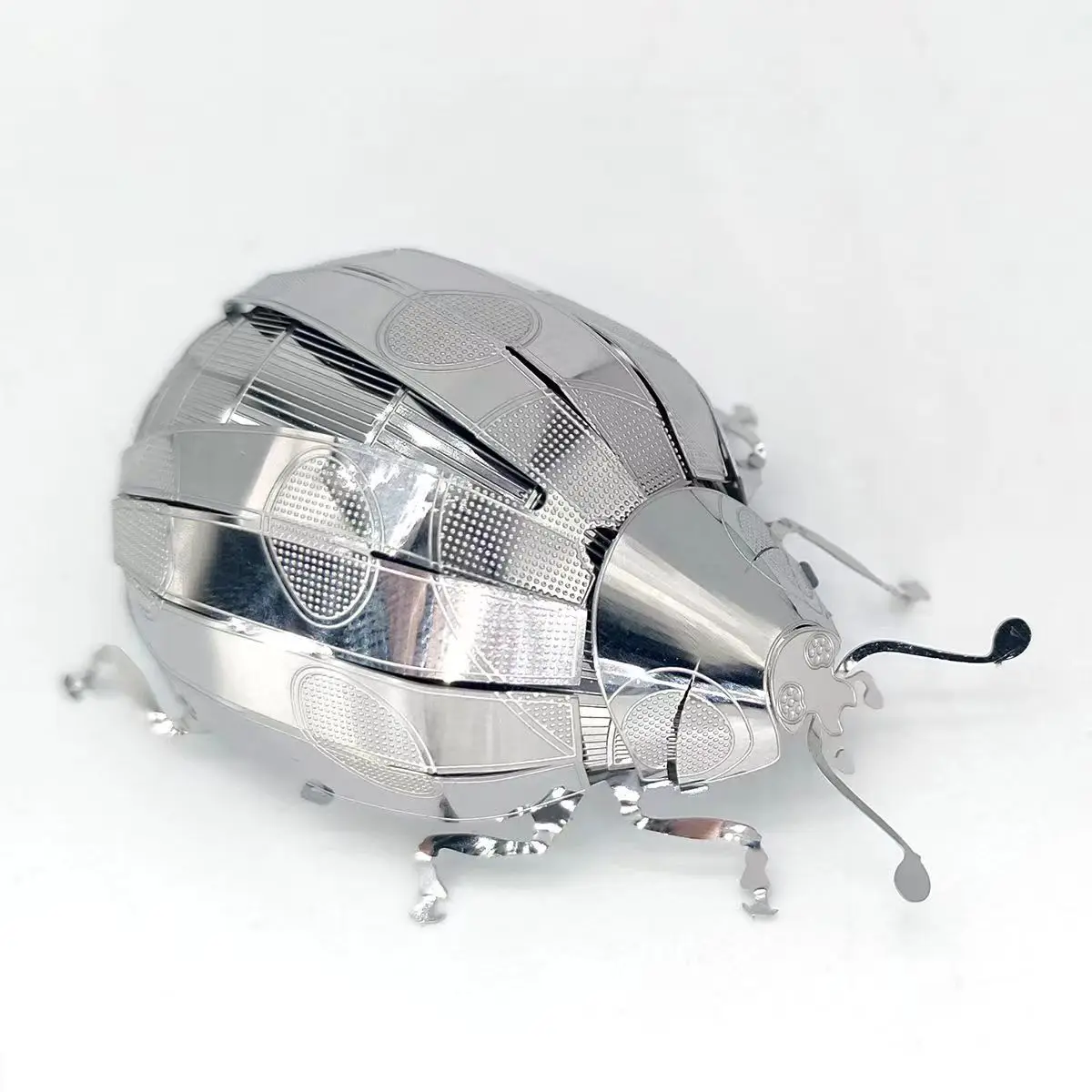 Rompecabezas Metálico 3D de Insecto Mariquita, Modelo de Ensamblaje Manual DIY, Kits de Corte Láser, Rompecabezas para Niños y Adultos